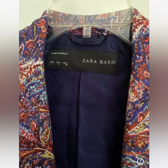 Zara paisley print blazer - Picture 4 of 4